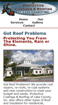 Mobile Screenshot of gotroofproblems.com